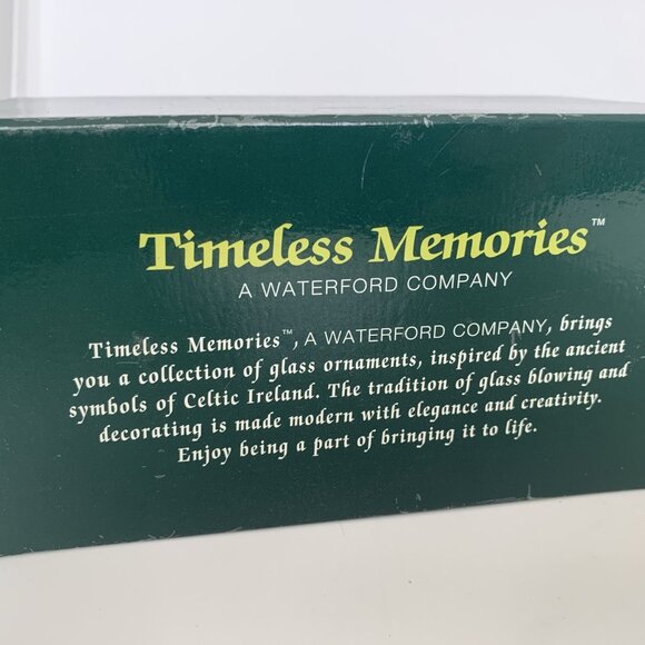 Waterford Timeless Memories Gold Silver Glitter Glass Ornaments Vintage 2003 - Picture 3 of 10